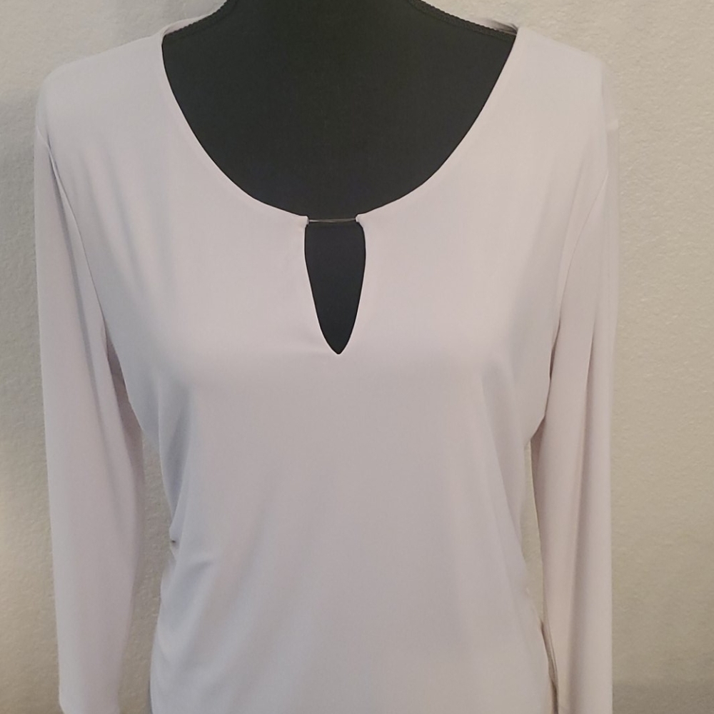 NWOT White House Black Market White Blouse XL